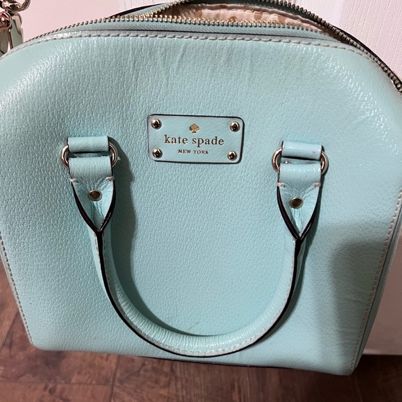 kate spade Handbags - Kate Spade Aqua Blue Shoulder Bag